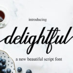 Delightful Script Font - Featured Image