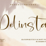 Delinsta Font - Featured Image
