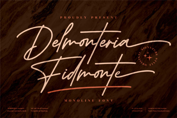 Delmonteria Fidmonte Font - Featured Image