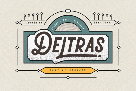 Deltras Font - Featured Image