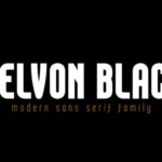 Delvon Black Font - Featured Image