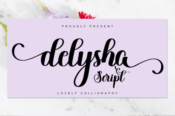 Delysha Script Font - Featured Image