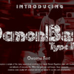 DemonBase Font - Featured Image