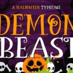 Demon Beast Font - Featured Image