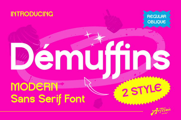 Demuffins Font - Featured Image