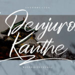 Denjuroo Kanthe Font - Featured Image