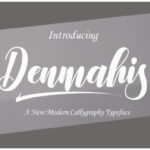 Denmahis Script Font - Featured Image