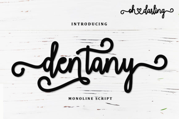 Dentany Font - Featured Image