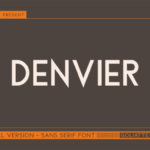 Denvier Font - Featured Image