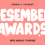Desember Awards Font - Featured Image