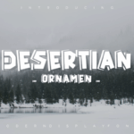 Desertian Ornament Font - Featured Image
