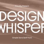 Design Whisper Font - Featured Image