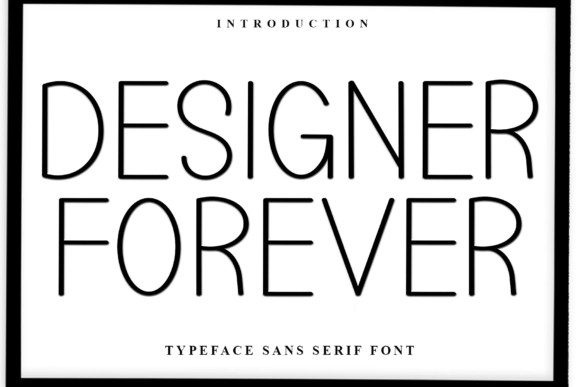 Designer Forever Font - Featured Image
