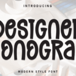 Designer Monogram Font - Featured Image