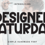Designer Saturday Font - Featured Image