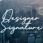 Designer Signature Font - Featured Image