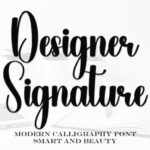 Designer Signature Font - Featured Image