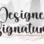 Designer Signature Font - Featured Image