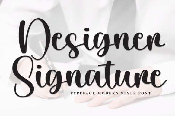 Designer Signature Font - Featured Image