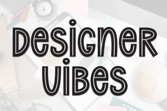 Designer Vibes Font - Featured Image