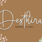 Desthira Font - Featured Image