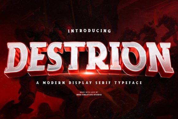 Destrion Font - Featured Image