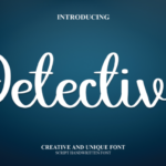 Detective Font - Featured Image
