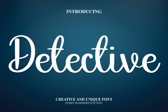 Detective Font - Featured Image