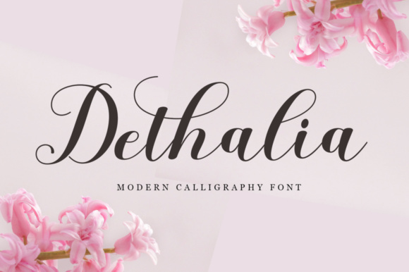 Dethalia Script Font - Featured Image