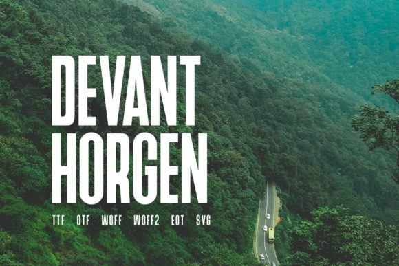 Devant Horgen Font - Featured Image