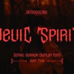 Devil Spirit Font - Featured Image