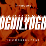 Devilyder Font - Featured Image