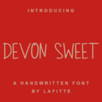 Devon Sweet Font - Featured Image