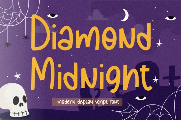 Diamond Midnight Font - Featured Image
