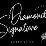 Diamond Signature Font - Featured Image