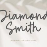 Diamond Smith Font - Featured Image