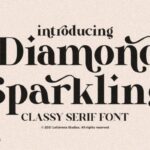 Diamond Sparkling Font - Featured Image