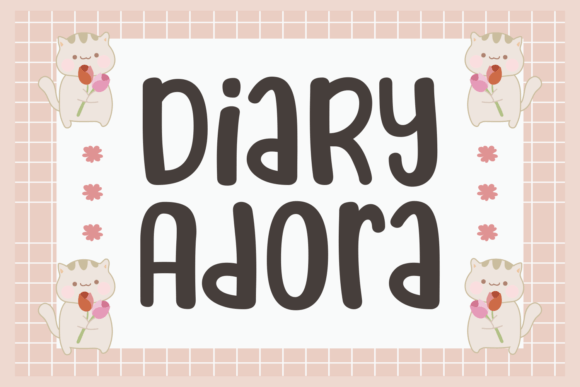 Diary Adora Font - Featured Image