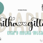 Diary Mithagitta Font - Featured Image