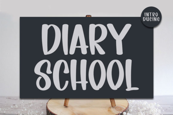Diary School Font - Featured Image