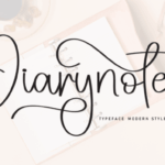 Diarynotes Font - Featured Image