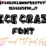 Dice Crazy Font - Featured Image