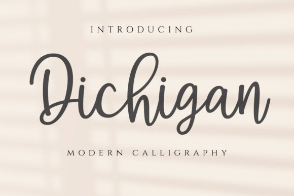 Dichigan Font - Featured Image