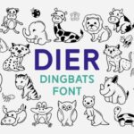 Dier Dingbats Font - Featured Image