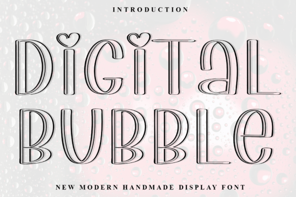 Digital Bubble Font - Featured Image