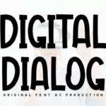 Digital Dialog Font - Featured Image