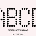 Digital Dotted Font - Featured Image