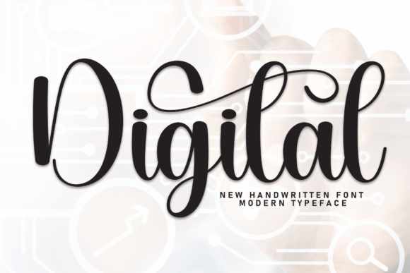 Digital Font - Featured Image