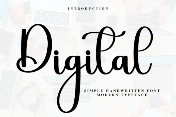 Digital Font - Featured Image