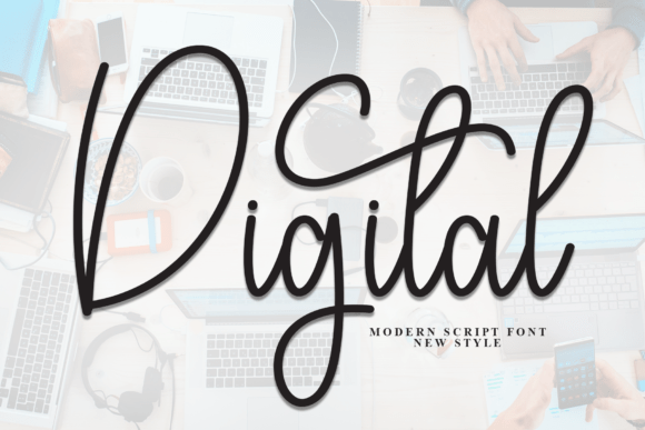 Digital Font - Featured Image
